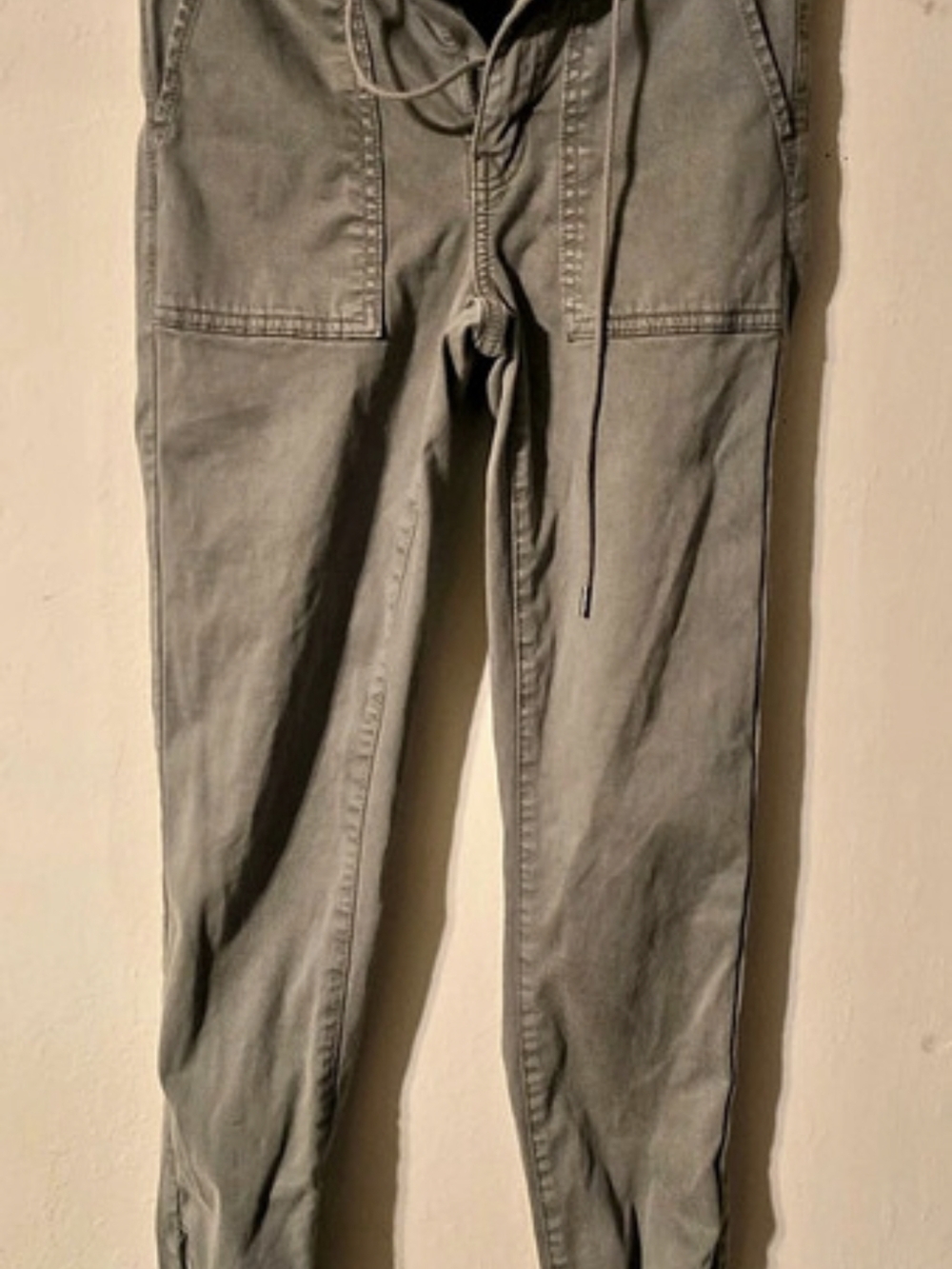 American Eagle Super Stretch Utility Jogger Pants Gray